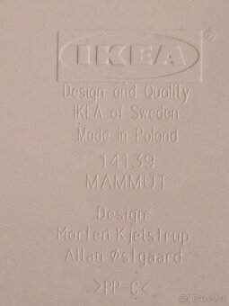 Dětský stůl IKEA MAMMUT - 3