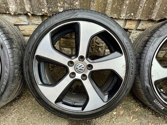 Originální Alu kola Volkswagen GTI 5x112 r18 letní pneu 5mm - 3