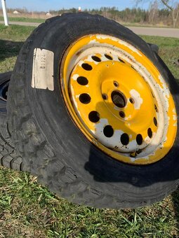 Autokros pneu 2x185/55 R14/2x 155 R15 + plechové disky - 3