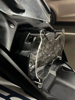 Bmw r1200gs / 1250gs ochranné plexi na přední světlo - 3