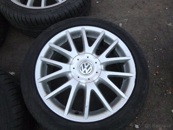 4x orig. alu vw (5x112) letní pneu 225/45 r17 - 3