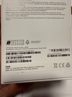 iPhone 15 Blue 128GB, záruka do 2027 - 3