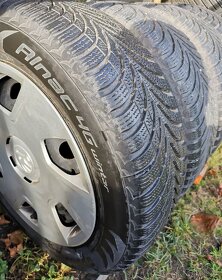 Zimní kola 5x100 R15 , pneu 185/55 R15, Škoda VW 185/60R15 - 3