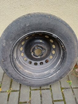 Plechove rafky s letními pneu 185/65 R15 Dacia - 3