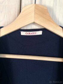 Tmavěmodrý cardigan Camaieu - 3