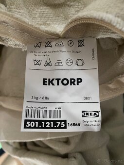 Ektorp potah na rohovou sedačku a křeslo - 3