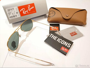Ray-Ban Aviator Classic 58/14/135 Glass G-15 ITALY - 3