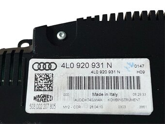 Budíky naftové 4L0920931N Audi Q7 4L facelift r.v. 2010 - 3