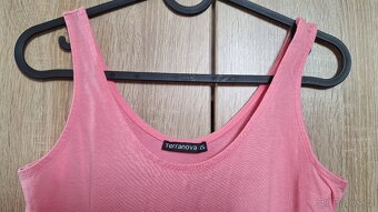 Dámské růžové tílko XS - 3