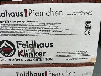 Klínker pásky Feldhaus Klinker 240x9x71mm NOVÉ - 3