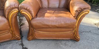 Kožená sedací souprava 3+1+1 - 3