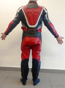 Dvoudílná kožená moto kombinéza Padana, vel. 48 - 3