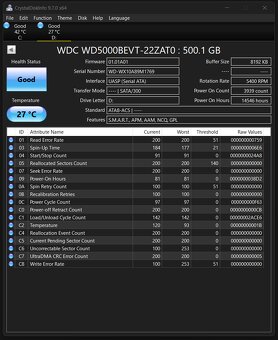 Pevný disk Western Digital 500 GB Scorpio Blue - 3