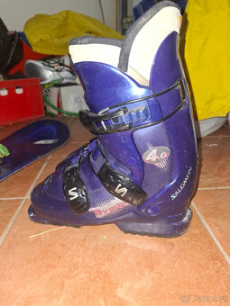 Dětské lyžařské boty Salomon pro nohu cca 21 cm - 3