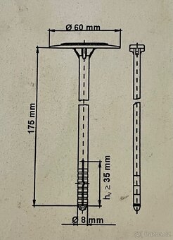 Hmozdinky kotveni polystytren - 3