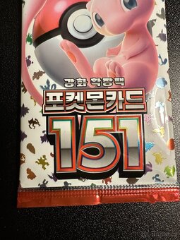 Pokemon boosterpack 151 korejsky - 3