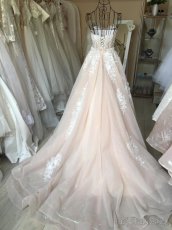 Nádherné princeznovské svatební šaty vel.36-40 - 3