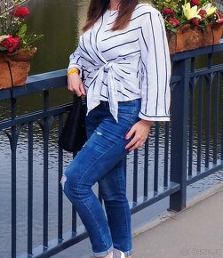 Elegantní halenka zn. ZARA, vel. cca 44 - 3