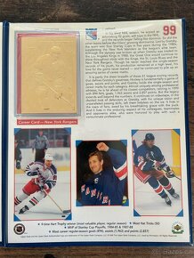 Hokejove kartičky Wayne Gretzky gold - 3