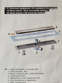 odtokový žlab do sprchového koutu - 3