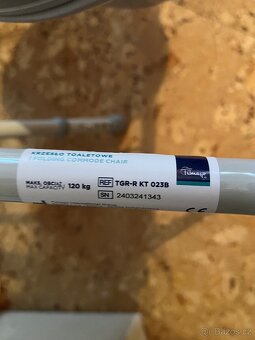 Skládací toaletni křeslo, WC zn.TIMAGO - 3