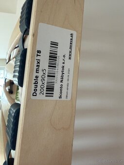 Rošty 2x 90x200 cm Double Maxi T8 - 3