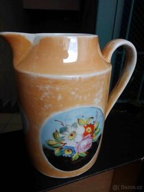 Skleněná konvice a keramický džbánek - 3