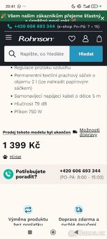 Vysavač Rohnson Compact power - 3