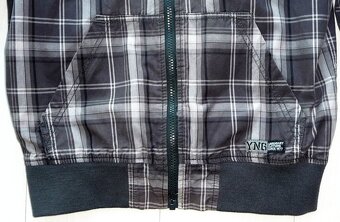 Chlapecká kostkovaná bunda, vel.158, zn. H&M - 3