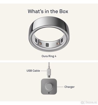 Oura Ring 4 Silver size 10 nový - 3