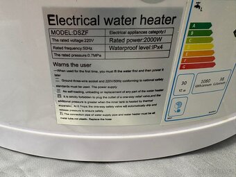 Elektrický bojler (829) - 3