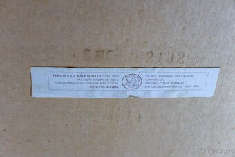 Retro obraz - F. Waldmüller: Vesnice u Ischlu - 3