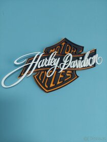 LOGO dekorace Harley Davidson - 3
