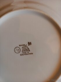 Porcelán-zlacené talíře - 3