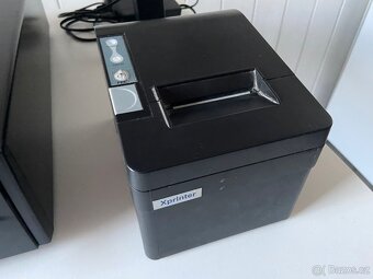 Pokladní set - kasa, tiskárna, držák a tablet, mincovník - 3
