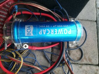 Subwoofer Magnat 600w + zesilovač 800w + kapacitor - 3