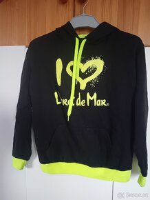 Neonová Mikina s potiskem a s kapucí - 3