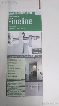 Nová sada kování pro skleněné posuvné dveře. - 3