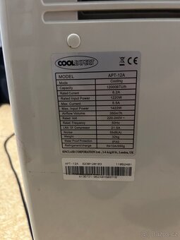 Mobilní klimatizace - 12 000 BTU/h - 3