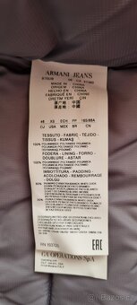 Armani Jeans Bunda péřová s kapicí NOVÁ - 3