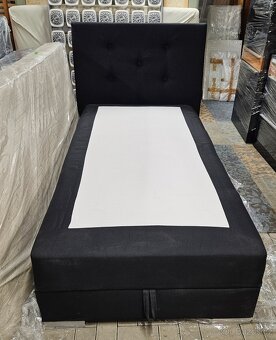 Čalouněná postel boxspring ,úložný prostor - 3