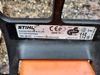 Motorova pila Stihl MS 361 - 2x - 3