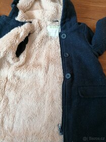 Teplý kabátek, velikost 102 - 3