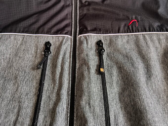 Pánská zimní lyžařská bunda F&F šedá černá vel.L - 3