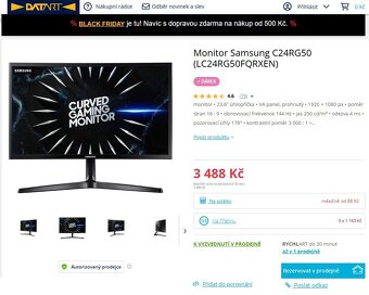 moderní pc monitor Samsung 24 - 3