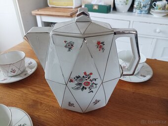 KUBISTICKÁ PORCELÁNOVÁ ČAJOVÁ SOUPRAVA CCP JM PORT DE LA CZE - 3