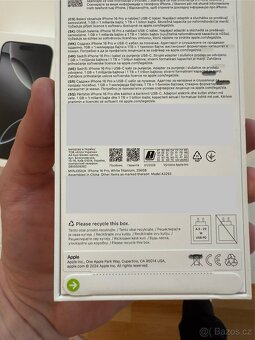 iPhone 16 Pro 256GB Bílý titan - poslední nerozbalený kus - 3
