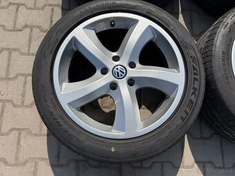4x al kola 5x120 18 + pneu letní 255/45 R18 - 3