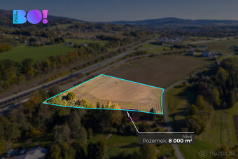 Prodej komerčního pozemku 8000 m², Návsí - 3