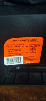 Prodám Autosedačka Advansafix i-Size, Moonlight Blue - 3
